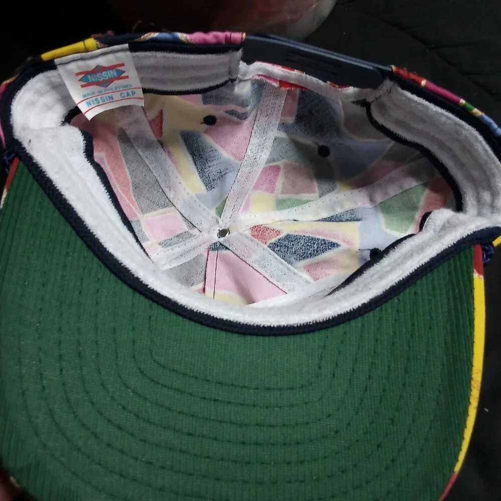 Deadstock Vintage Abstract Geometric Snap Trucker Hat Cap
